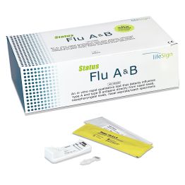Status™ Flu A&B, CLIA Waived, for nasal and NP swab specimens