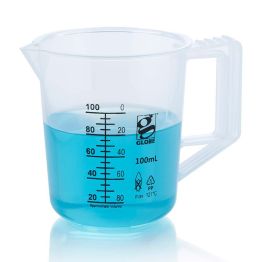 Diamond® Essentials™ PP Griffin Style Beakers with Handle, Polypropylene, Low Form, 100ml