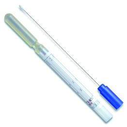 TransPorter® Transport Swab, Amies Gel without Charcoal, Single Swab, Flexible Twisted Wire Shaft, Rayon Mini-Tip, Blue Cap
