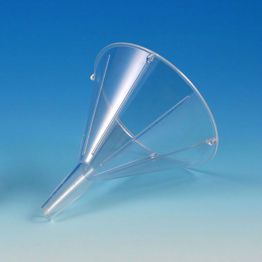 Funnel, Polypropylene, 65mm Diameter, Uses 12.5cm Filter Paper