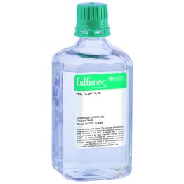 CulGenex™ Phosphate Buffered Saline (PBS), 1X, pH 7.4, Molecular Grade, 1 Liter PET, 1000ml Fill