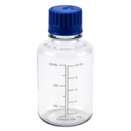 Bottle, Round, Polycarbonate, Non-Sterile, 300ml