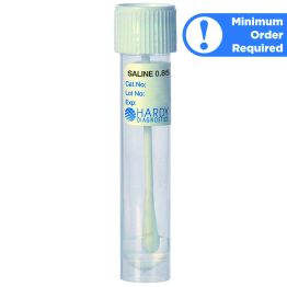 EnviroTrans™ Saline 0.85%, 0.5ml Fill, 15x75mm Tube with Attached Swab