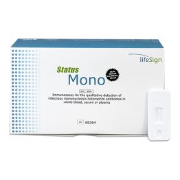 Status™ Mono with Controls, CLIA Waived/Moderate, for Infectious Mononuclueoisis Ab, in Blood, Serum, Plasma