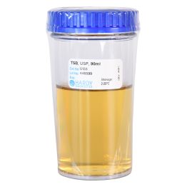 Tryptic Soy Broth (TSB), USP, 90ml Fill, Wide Mouth Polycarbonate Jar