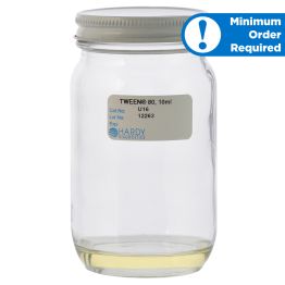 Tween® 80, 10ml Fill, Wide Mouth Glass Jar