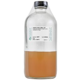 Sabouraud Dextrose Agar (SabDex), USP, 200ml Fill, 16oz Boston Round, Glass Bottle