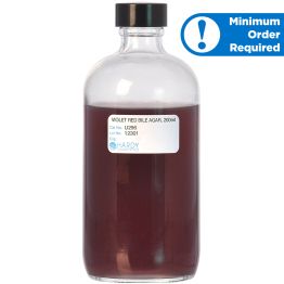 Violet Red Bile (VRBA) Agar, 200ml Fill, 8oz Glass Bottle