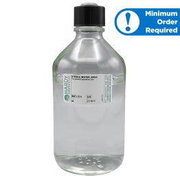 Sterile Water, 500ml Glass Bottle, 500ml Fill