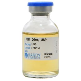Tryptic Soy Broth (TSB), USP, 20ml, Serum Vial with Needle Port Septum