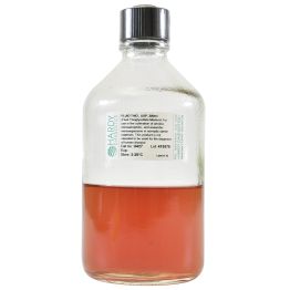 Fluid Thioglycollate (FTM) w/Indicator, USP, 300ml, Glass Bottle, Screw Cap w/Needle Port Septum