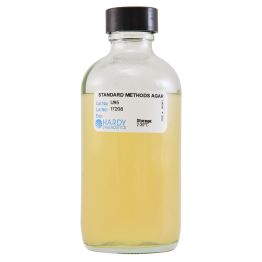Standard Methods Agar (SMA), 100ml Fill, Boston Round, Glass Bottle