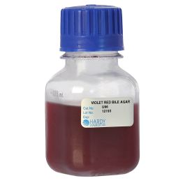 Violet Red Bile Agar (VRBA), 100ml, Polycarbonate Bottle