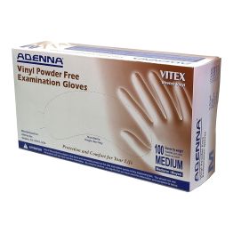 Vitex Gloves, Vinyl, Powder Free (PF), Medium
