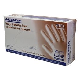 Vitex Gloves, Vinyl, Powder Free (PF), Extra Large