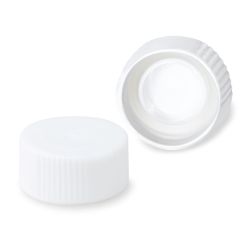 Screw Cap with O-Ring for Microcentrifuge Tubes, with O-Ring, White