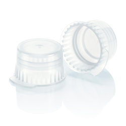 Translucent Snap Cap, 12/13mm, for Vacuum and Test Tubes, Clear