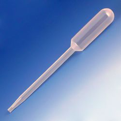 Non-Graduated Transfer Pipet, 8.5mL, Large Opening, 137mm, Bulb Draw - 4.9mL