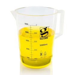 Diamond® Essentials™ PMP Griffin Style Beakers with Handle, Low Form, 5000ml