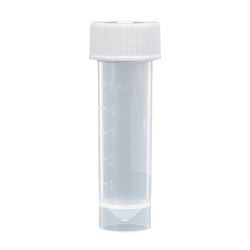Transport Tube, Conical Tube with Skirt, Polypropylene, Sterile, with Attached Screw Cap, 5ml