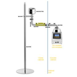 TRIO.BAS™ Remote Stainless Steel Aspirating System, Tube 10cm