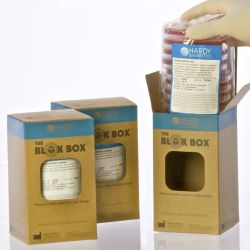 The Blok Box, for Light-sensitive Media Storage, Reusable, Holds 10 Petri Plates