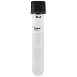 Saline, 0.85%, 1.8-2.2mL Fill,12x75mm, Round Bottom Glass Tube, for Automated Microbiology Systems