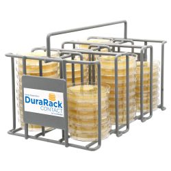 DuraRack®, Metal Contact Plate Rack, for 15x65mm Contact Plates, Holds 60 Plates