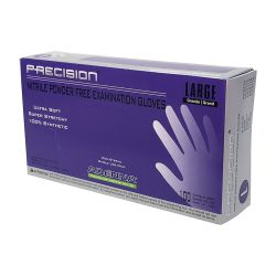 Precision® Nitrile, Exam Gloves, Violet Blue,  Powder Free, Large