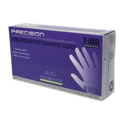 Precision®  Nitrile, Exam Gloves, Violet Blue, Powder Free, Extra Large