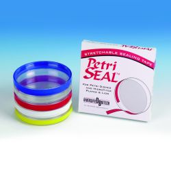PetriSEAL™ Stretch Tape, for Sealing Caps and Petri Dishes, Blue, 0.5in x 108ft