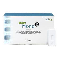 Status™ Mono (Rapid Heterophile Antibody Test for Infectious Mononucleosis), Lateral Flow Test, CLIA Waived