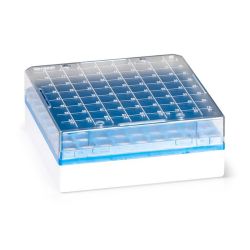 CRYOSTORE™ Storage Boxes for 81 vials, for 1 to 2ml Cryogenic Tubes, Blue