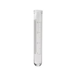 Culture Tube, 5mL Graduated Tube with 2-Position Cap, 12x75mm, Polystyrene, With Tray