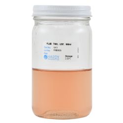 Fluid Thioglycollate (FTM) with Indicator, USP, 100mL Fill, Wide Mouth Glass Jar