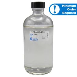Fluid A, USP, 200ml Fill, Boston Round Glass Bottle