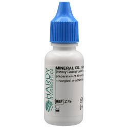 Mineral Oil, Heavy, for Oil Overlays, 15ml Dropper Vial