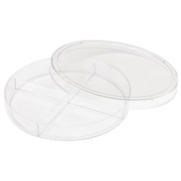 Petri Dish, Quad Plate (4 section), Sterile