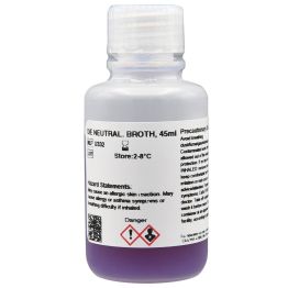 D/E (Dey-Engley) Neutralizing Broth, 45ml Fill, Polypropylene Bottle