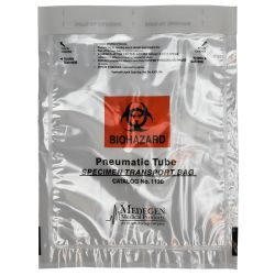 Specimen Transport Bag, Biohazard with Permanent Adhesive, 6x9 inches