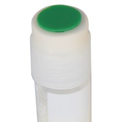 Cap Inserts for Cryogenic Vials, Green Cap Insert for CryoSavers™
