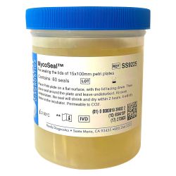 MycoSeal™ Clear, Shrink Seals, Prevents Drying, for 100mm Petri Plates